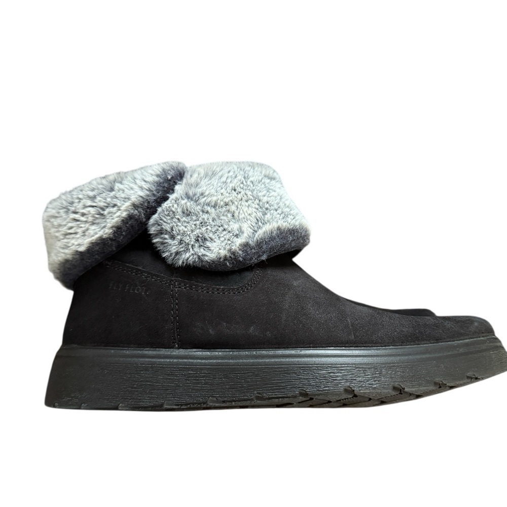 Fly Flot Italian Black Faux Fur Winter Boots, NWOTS, size 40 (9) - Picture 7 of 11